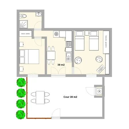 Tatil Evi ***maison De 38m² -400m Plage- Avec Jardin***